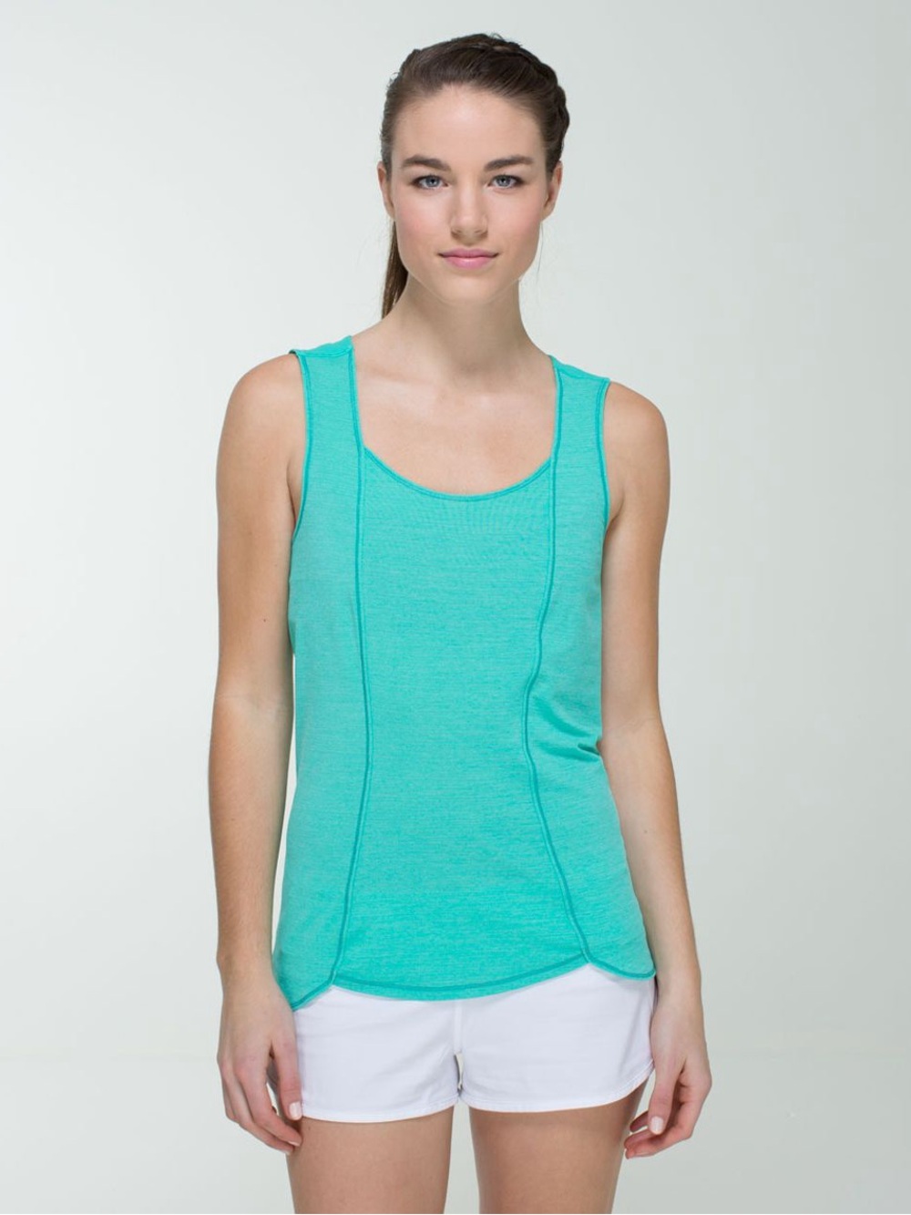 Lululemon Run Righteous Tank Heathered Bali Breeze Women Size 4?